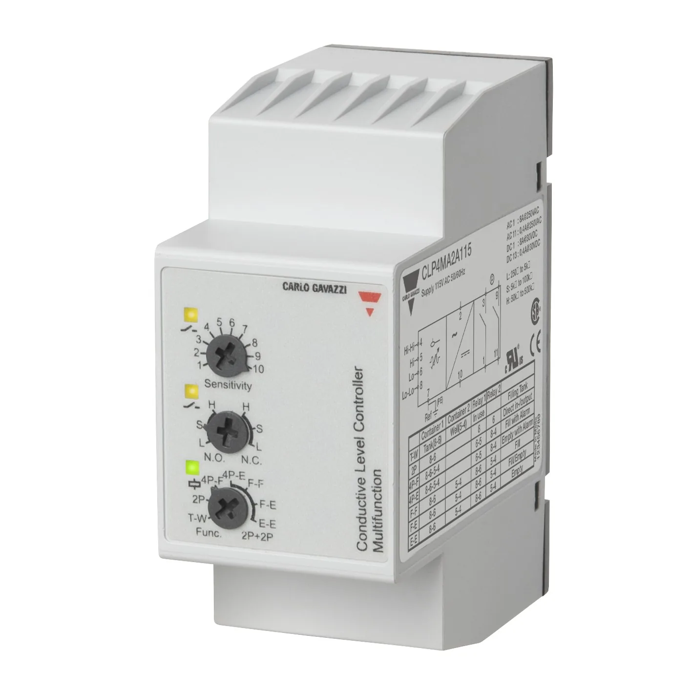 Реле контроля уровня жидкости Carlo Gavazzi CLP4MA2A115