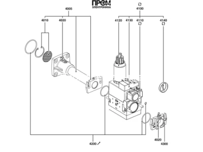 Газовая рампа Elco d415