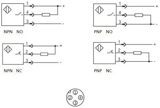 Индуктивные датчики LANBAO LR18XBN08DPCW-E2
