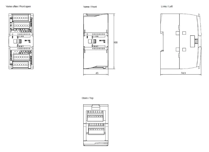 Модуль аналогового ввода Siemens 6ES7231-5QF32-0XB0