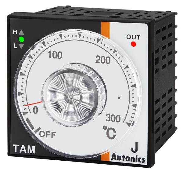 Температурные контроллеры с аналоговой круговой шкалой Autonics TAM-B4RJ3C