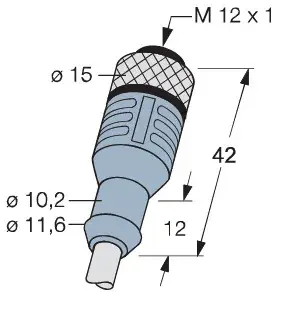Разъемы для датчиков Sentinel ZAK4.5-2/PVC