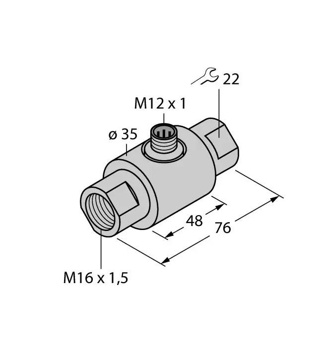 Калориметрические датчики потока TURCK FCI-D03A4-NAEX-H1141/M16