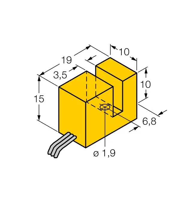 Индуктивные щелевые датчики TURCK SI3.5-K10-AP6X
