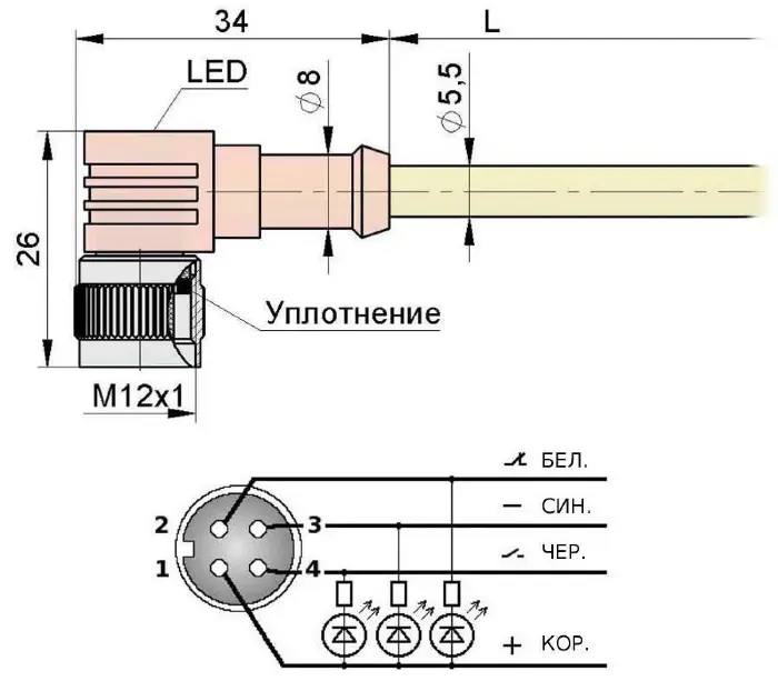 Разъемы для датчиков Мега-К B115