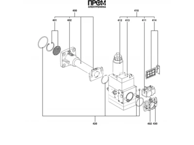 Газовая рампа Elco d214