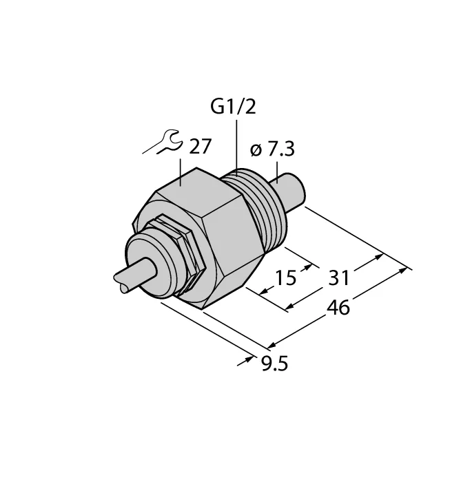 Калориметрические датчики потока TURCK FCS-G1/2TN-NAEX