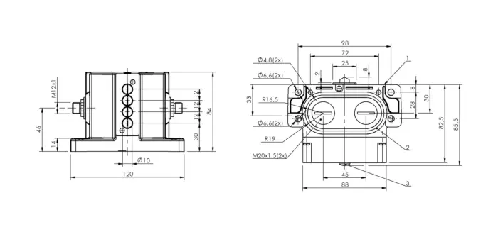 Блочные кулачковые выключатели Balluff BNS01JT