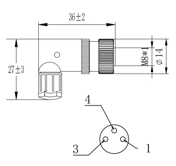 Разъемы для датчиков LANBAO QE8-N3G