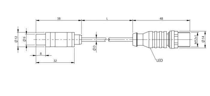 Барьеры искрозащиты Balluff BCC Z031-M413-O0A-729-TH93T2-100