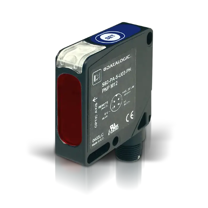 Датчики контрастных меток, датчики фотометки и контраста DATASENSING S60-PA-2-W08-NH