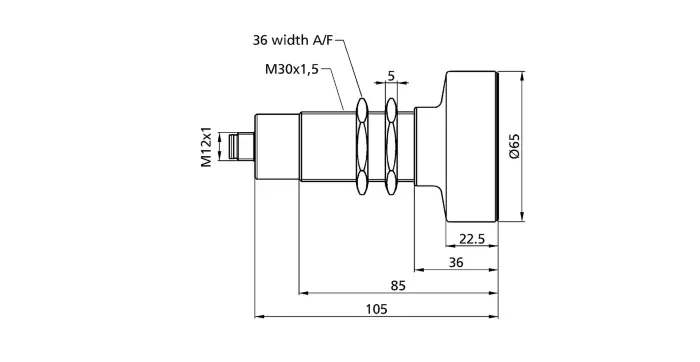 Датчики ультразвуковые с аналоговым выходом Microsonic mic-600/IU/M