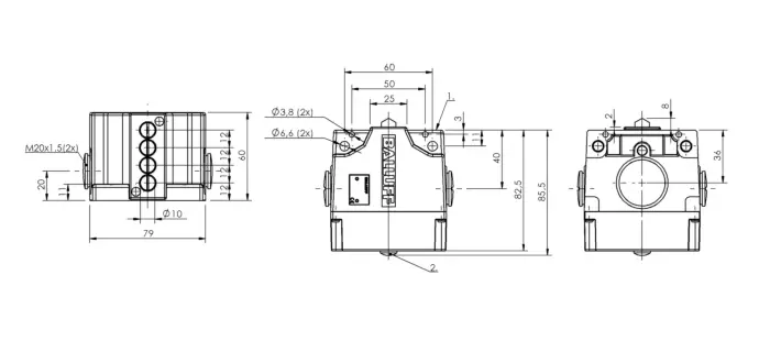 Блочные кулачковые выключатели Balluff BNS0505