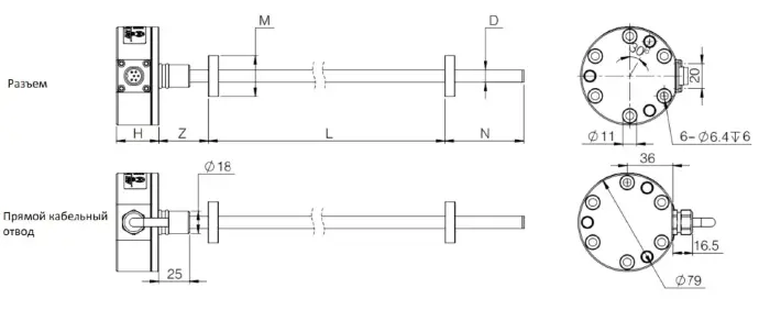 AMT Linear Position Sensor LPS2-GB10FBN0150MSU02N1A110
