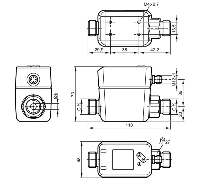Электромагнитные расходомеры IFM Electronic SM6020