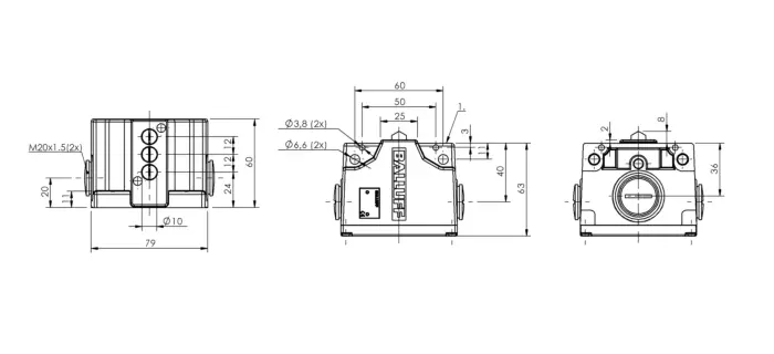 Блочные кулачковые выключатели Balluff BNS028N