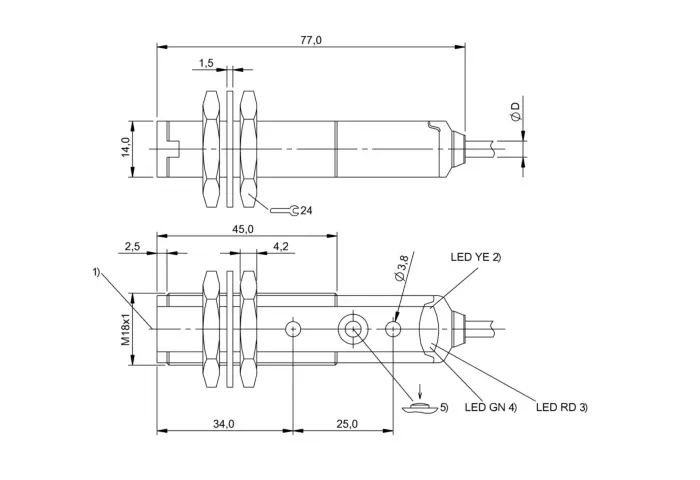 Люминесцентные датчики Balluff BLT0003