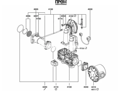 Газовая рампа Elco d338