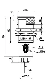 Оптоволоконные усилители для датчиков Sensopart FMS 30-34 U-54