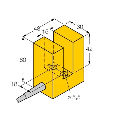 Индуктивные щелевые датчики TURCK SI15-K30-AZ3