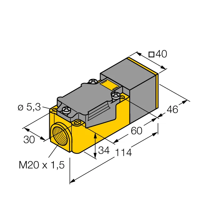Индуктивные датчики расстояния TURCK BI15-CP40-LIU