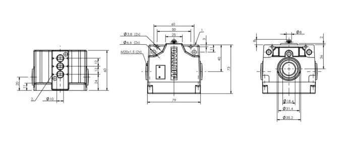 Блочные кулачковые выключатели Balluff BNS04R5