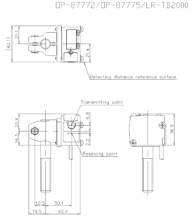 Лазерные датчики расстояния KEYENCE LR-TB2000