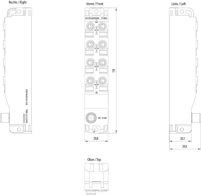 Модуль IO-Link Siemens 6ES7143-5BF00-0BL0
