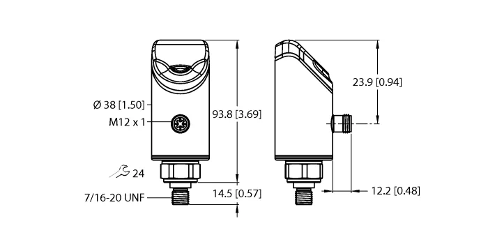 Аналоговые датчики давления 4-20 мА TURCK PS510-400-05-LI2UPN8-H1141