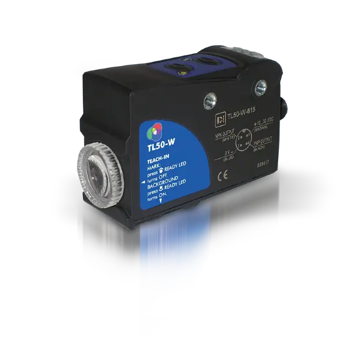 Датчики контрастных меток, датчики фотометки и контраста DATASENSING TL50-W-815