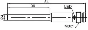 Индуктивные датчики LANBAO LR04QAF08DPO-E1