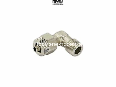 Ниппель измерения давления воздуха угловой Ø4/6 мм - R1/8&quot;