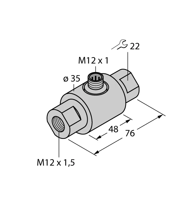 Калориметрические датчики потока TURCK FCI-D03A4-NA-H1141/M12