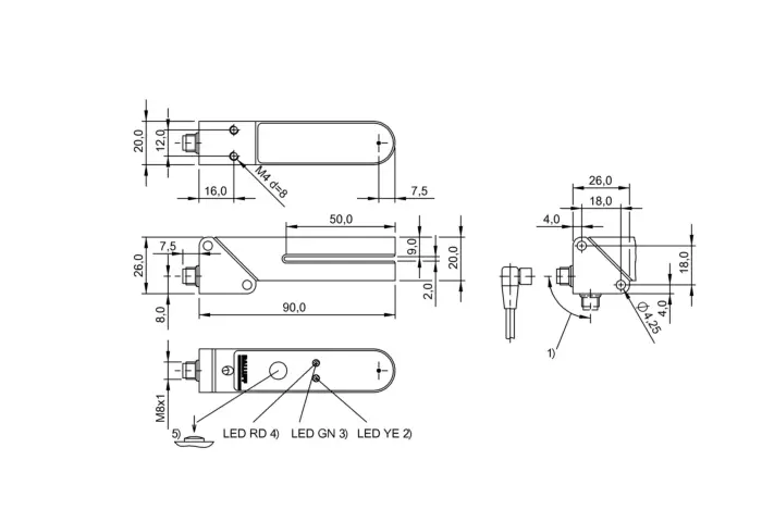 Вилочные датчики Balluff BGL002M