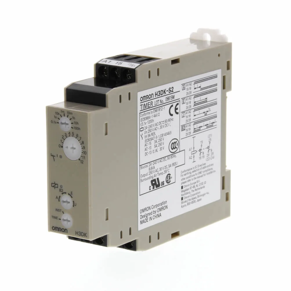 Аналоговые таймеры Omron H3DK-S2 24-240VAC/DC