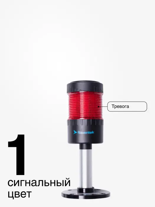 Светодиодные сигнальные колонны Raventek PVO2-1220F-R
