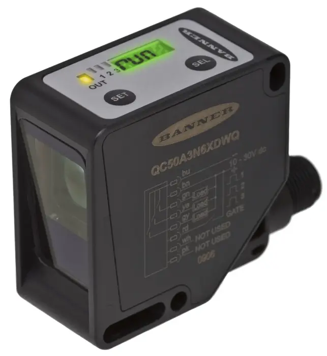 Оптические датчики цвета Banner QC50A3N6XDWQ