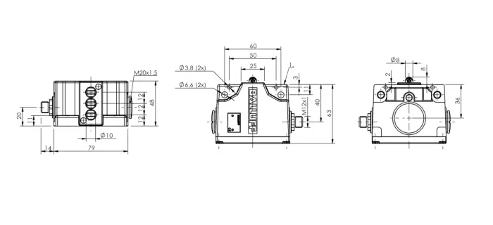 Блочные кулачковые выключатели Balluff BNS03RH