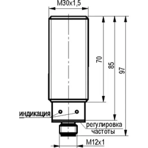 Датчики скорости и контроля частоты вращения ТЕКО IV2B AC81A5-43N-10-LZS4