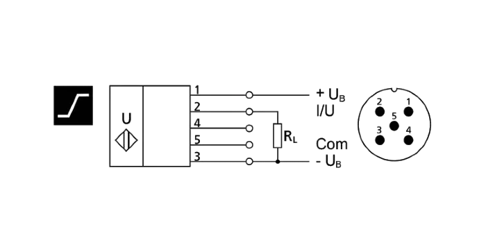Датчики ультразвуковые с аналоговым выходом Microsonic crm+340/IU/TC/E