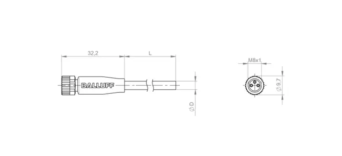 Разъемы для датчиков Balluff BCC02NU