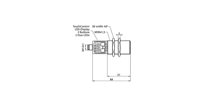 Датчики ультразвуковые с аналоговым выходом Microsonic vnp-130/IU/TC