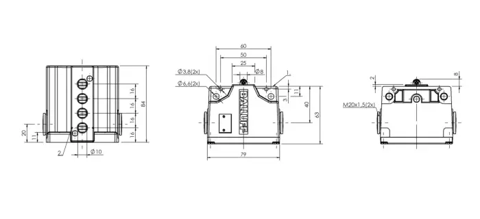 Блочные кулачковые выключатели Balluff BNS02M6
