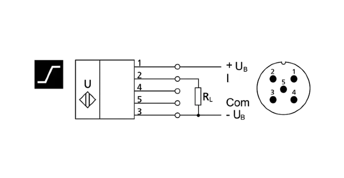 Датчики ультразвуковые с аналоговым выходом Microsonic pico+25/WK/I