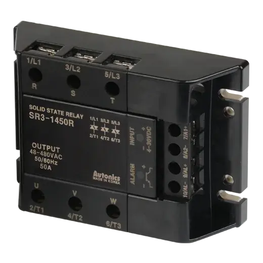 Трехфазные твердотельные реле 380 В Autonics SR3-1450R