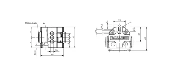 Блочные кулачковые выключатели Balluff BNS01N9