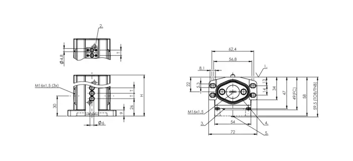 Блочные кулачковые выключатели Balluff BNS01TN