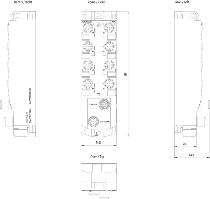 Модуль IO-Link Siemens 6ES7142-5AF00-0BL0