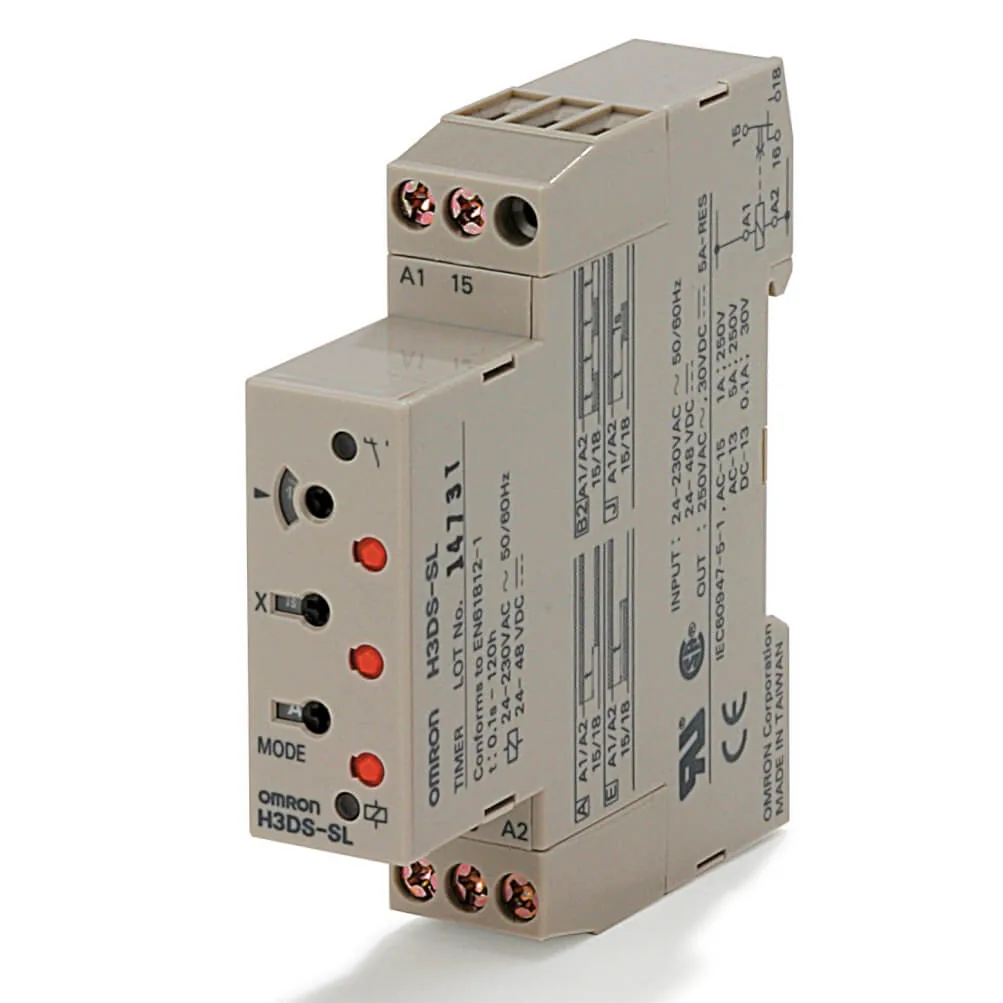 Аналоговые таймеры Omron H3DS-SL AC/DC