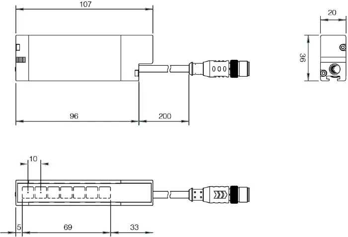 Световые барьеры Micro Detectors CR0/0T-1V